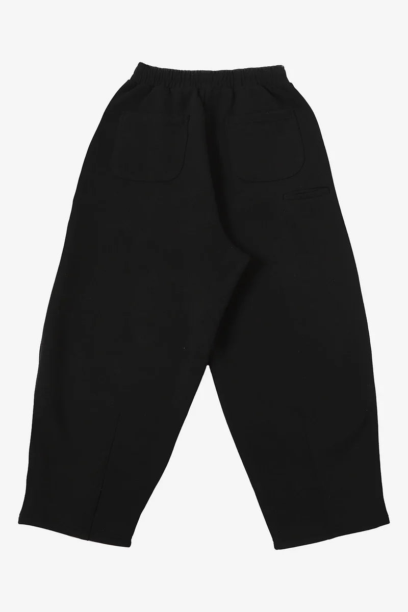 COZY STRAIGHT LEG SWEATS - BLACK