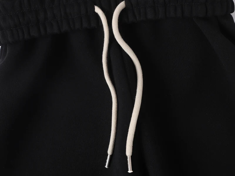 HEAVY LOOSE FIT PANTS - BLACK