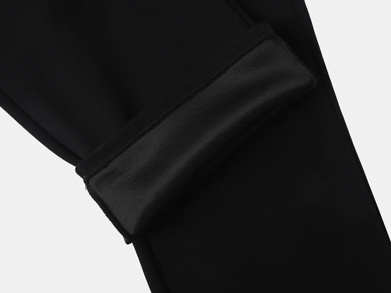 HEAVY LOOSE FIT PANTS - BLACK