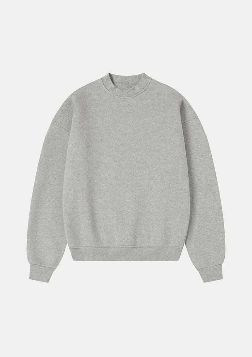 COZY BOXY CREWNECK - GRAY