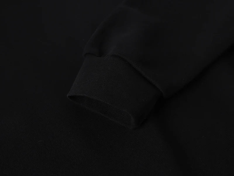 HEAVY BOXY HOODIE - BLACK