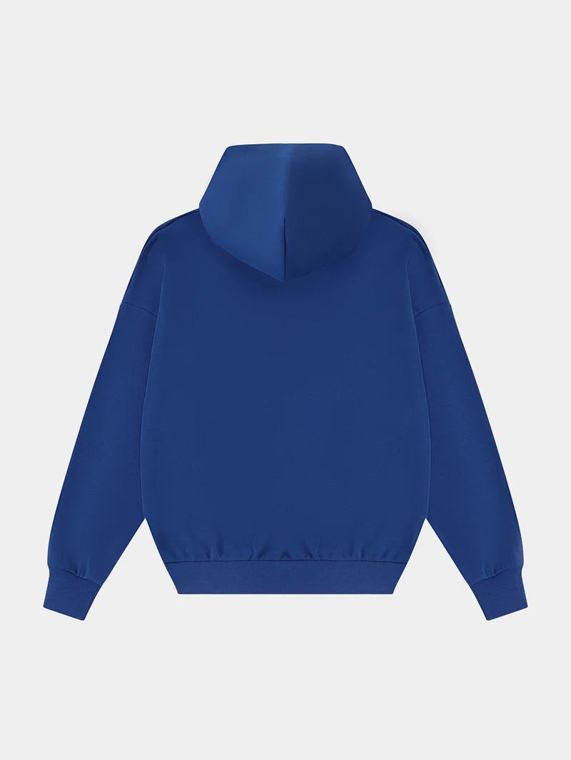 HEAVY BOXY HOODIE - BLUE