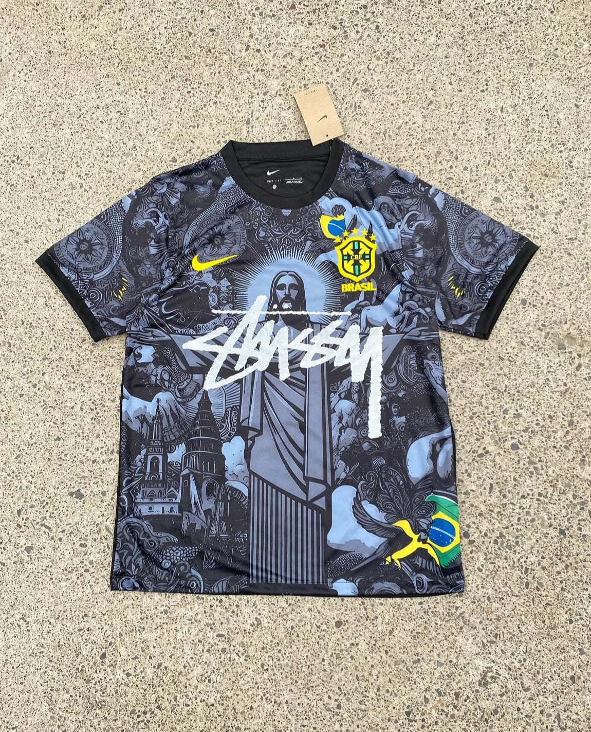 Koszulka BRAZYLIA X STÜSSY czarna