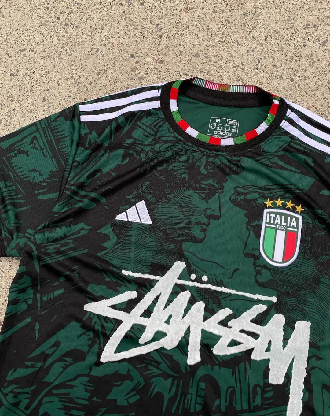 Koszulka ITALY X STÜSSY zielona