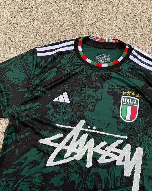 Koszulka ITALY X STÜSSY zielona