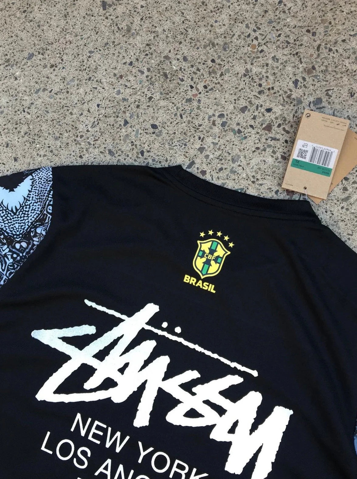 Koszulka BRAZYLIA X STÜSSY czarna