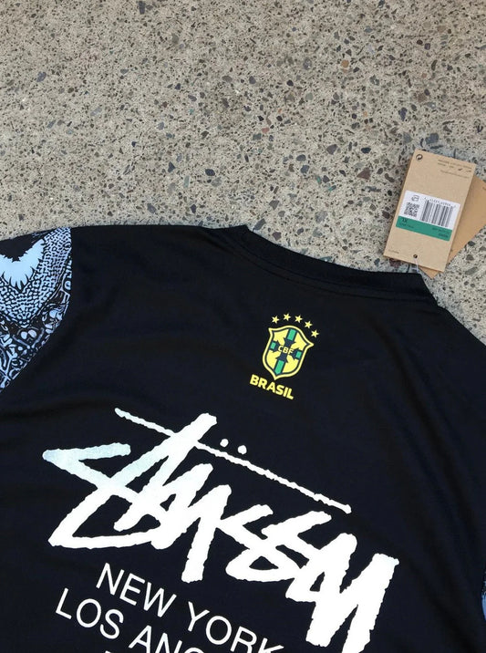 Koszulka BRAZYLIA X STÜSSY czarna