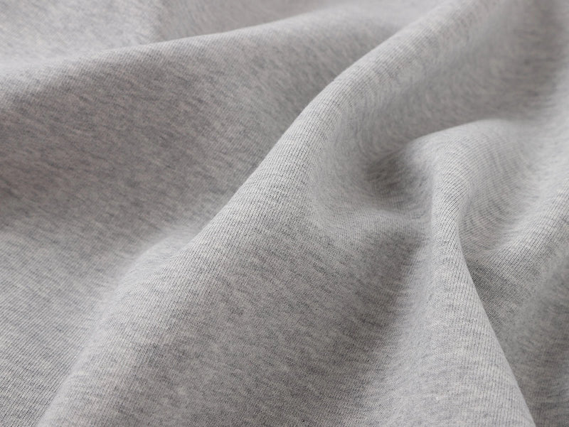 HEAVY BOXY HOODIE - FLOWER GRAY