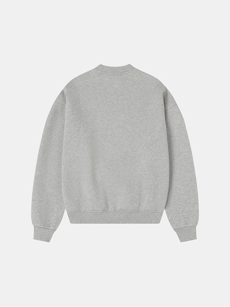 COZY BOXY CREWNECK - GRAY
