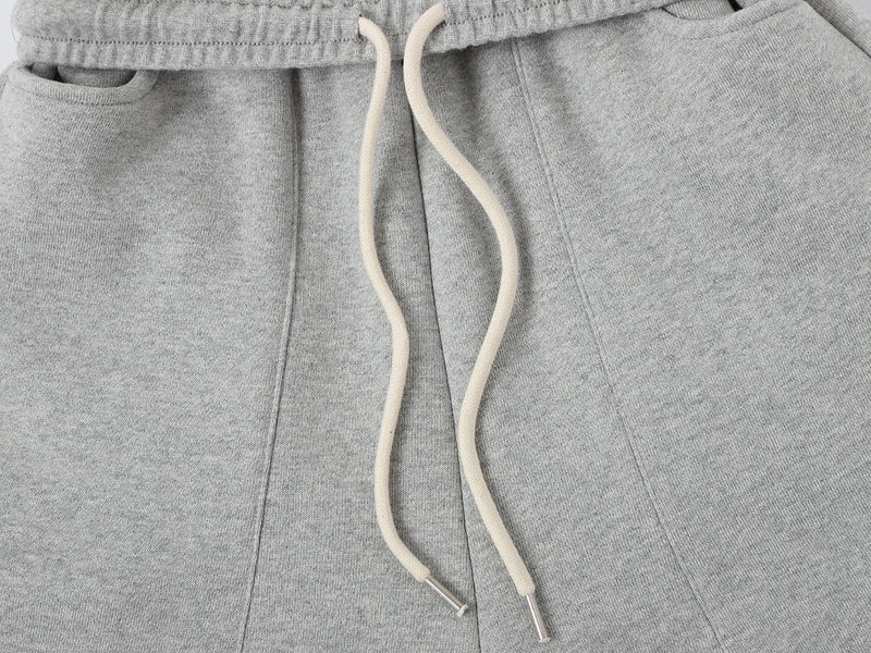 COZY STRAIGHT LEG SWEATS - GRAY