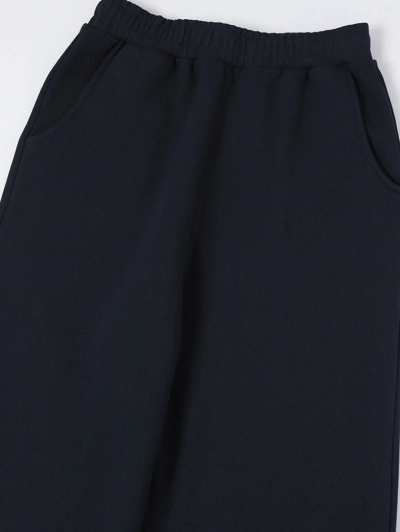 COZY BAGGY JOGGERS - NAVY