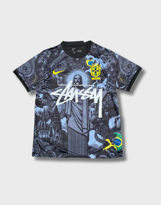 Koszulka BRAZYLIA X STÜSSY czarna