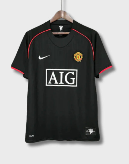 Koszulka MANCHESTER UNITED 2007/2008 czarna