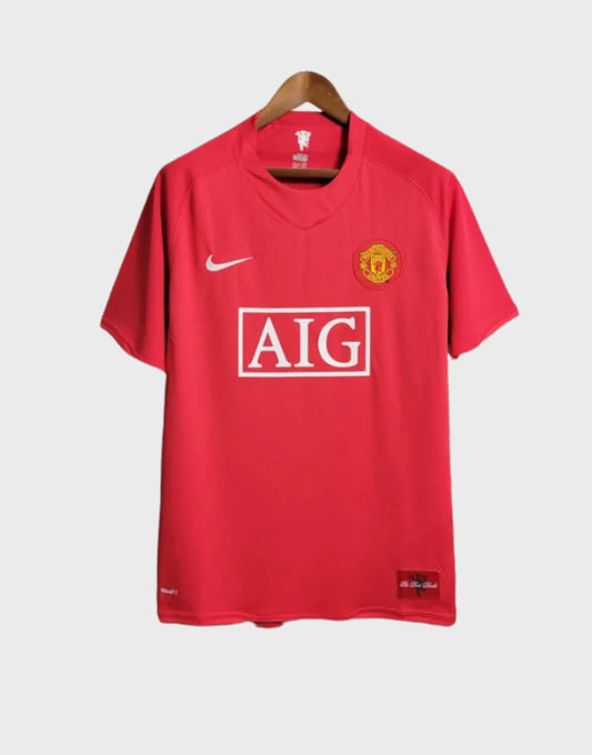 Koszulka MANCHESTER UNITED 2007/2008 czerwona