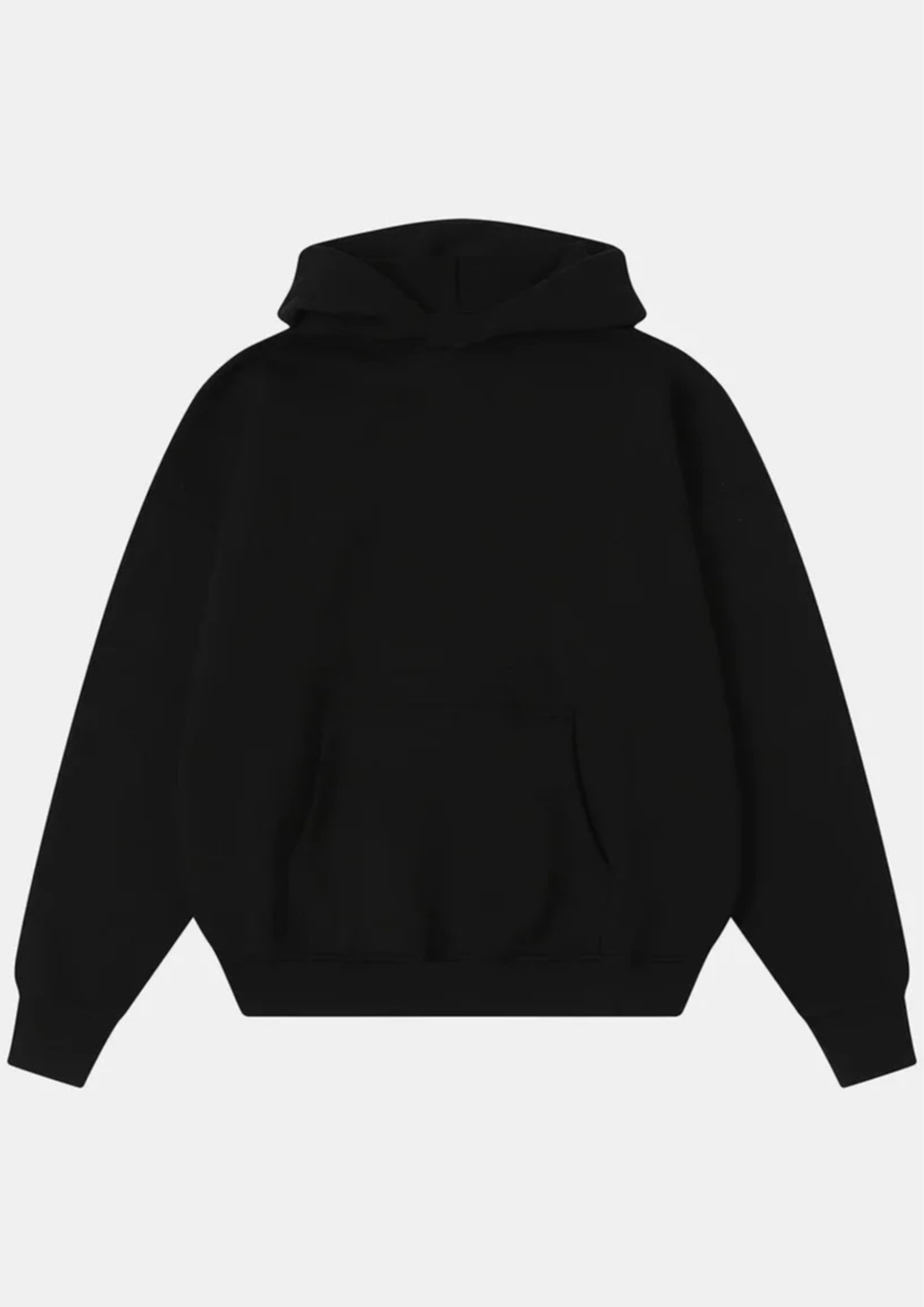 COZY BOXY HOODIE - BLACK
