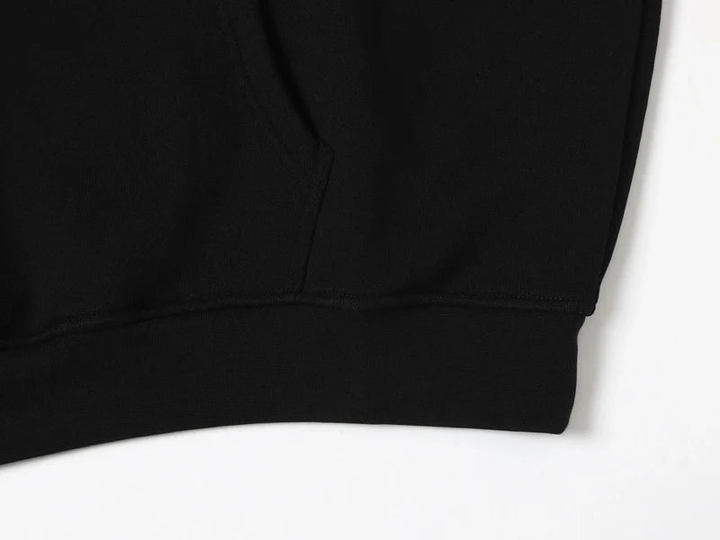 COZY BOXY HOODIE - BLACK