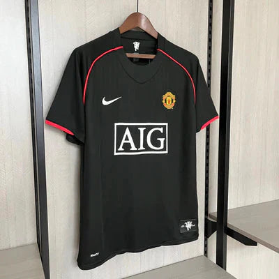 Koszulka MANCHESTER UNITED 2007/2008 czarna