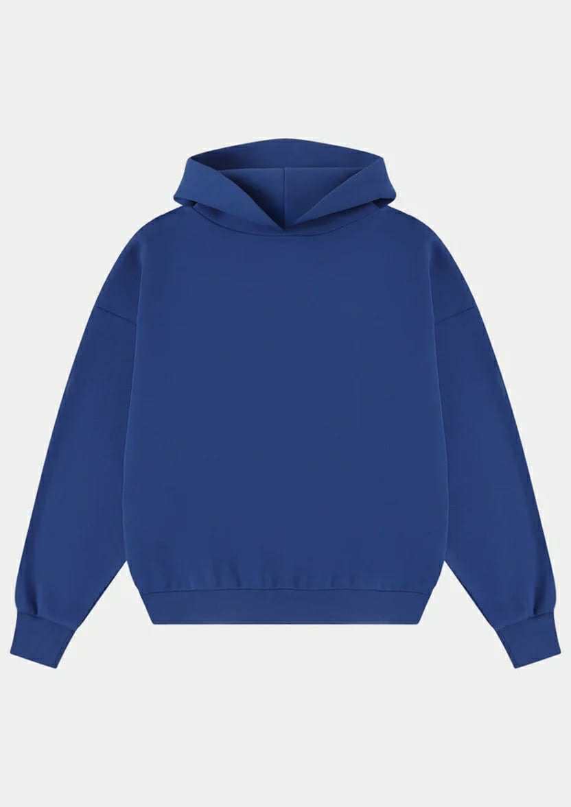 HEAVY BOXY HOODIE - BLUE