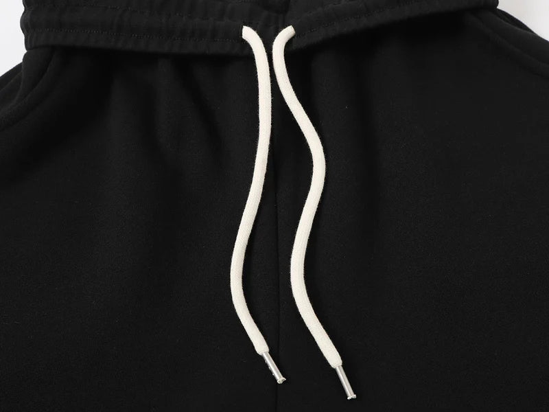 COZY BAGGY JOGGERS - BLACK