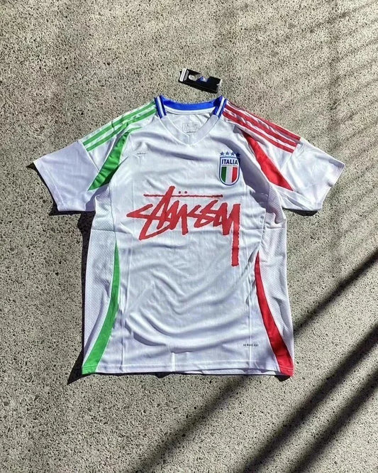 Koszulka ITALY X STÜSSY biała