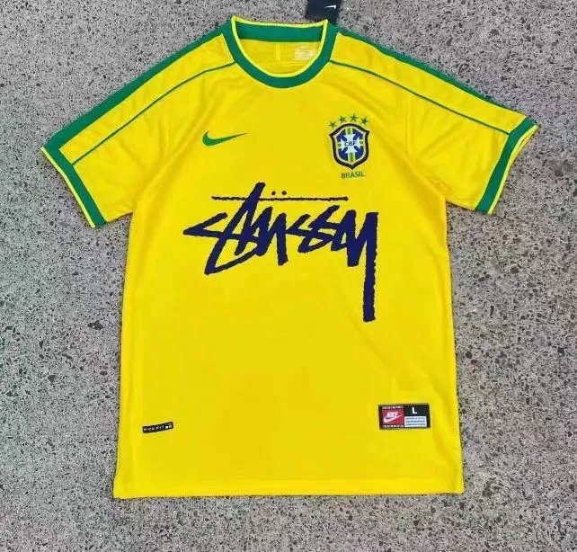 Koszulka BRAZYLIA X STÜSSY żółta