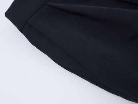 BAGGY PLEATED PANTS - BLUE