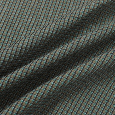 BOXY STRIPED SHORT- SLEEVE SHIRT - GREEN