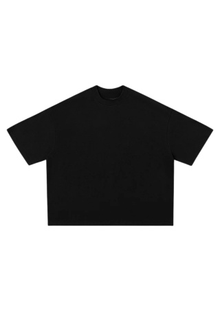 BOXY T-SHIRT - BLACK