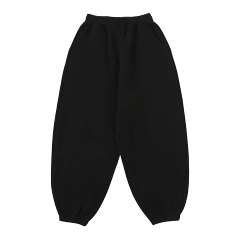 COZY BAGGY JOGGERS - BLACK