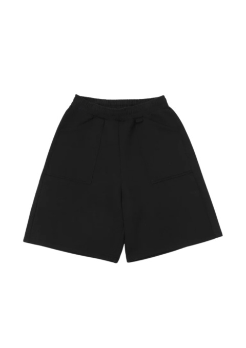 COZY BAGGY SHORTS - BLACK