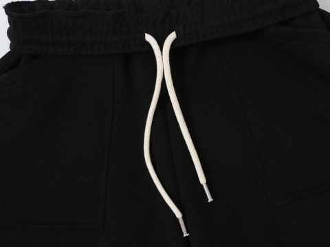 COZY BAGGY SHORTS - BLACK