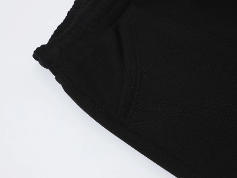 COZY BAGGY SHORTS - BLACK