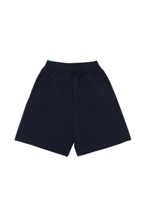 COZY BAGGY SHORTS - NAVY
