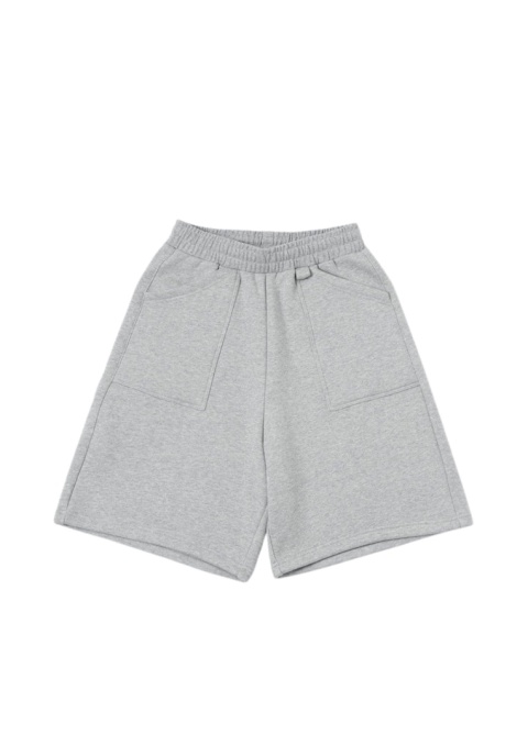 COZY BAGGY SHORTS - GRAY