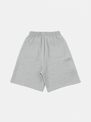 COZY BAGGY SHORTS - GRAY