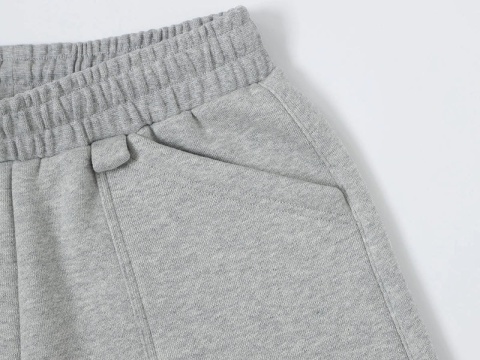COZY BAGGY SHORTS - GRAY