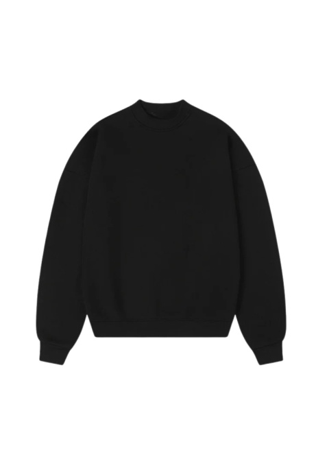 COZY BOXY CREWNECK - BLACK