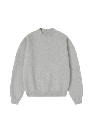 COZY BOXY CREWNECK - GRAY
