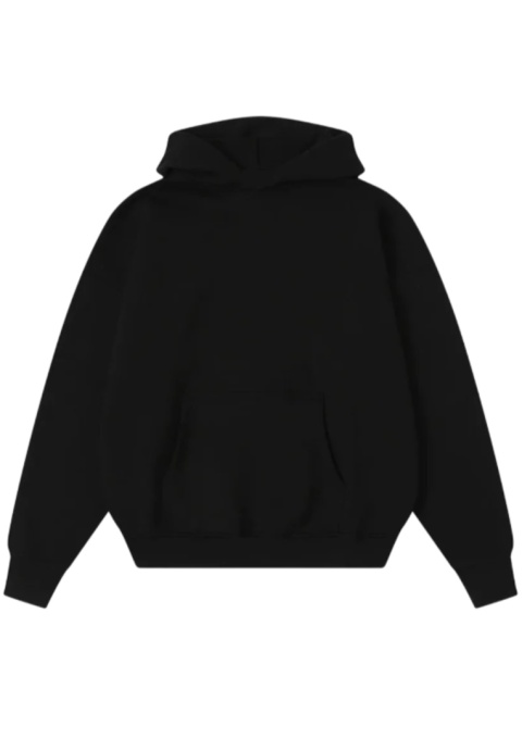COZY BOXY HOODIE - BLACK