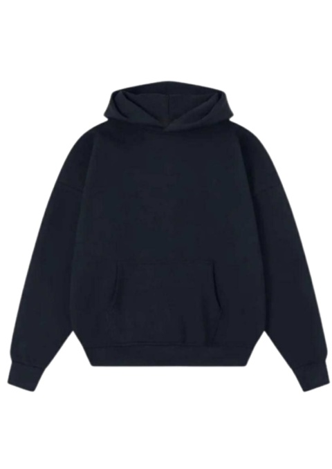 COZY BOXY HOODIE - NAVY BLUE