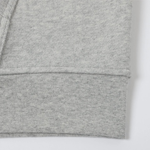 COZY BOXY ZIP-UP HOODIE - GRAY
