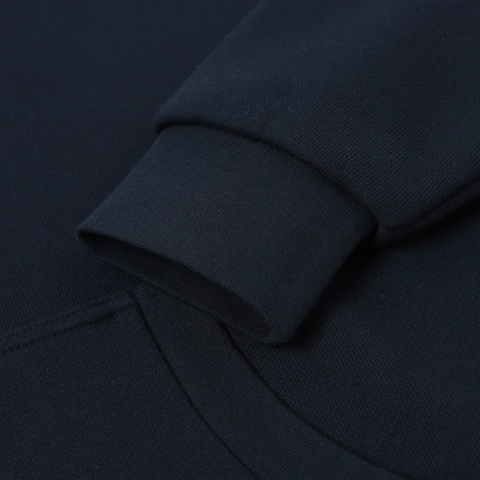 COZY BOXY ZIP-UP HOODIE - NAVY BLUE