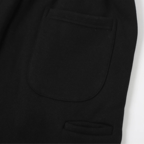 COZY STRAIGHT LEG SWEATS - BLACK