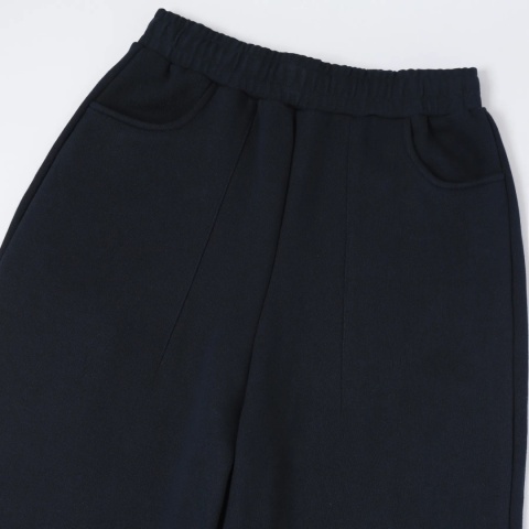 COZY STRAIGHT LEG SWEATS - NAVY BLUE