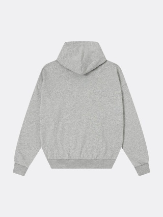 FLOWY HOODIE - FLOWER GRAY