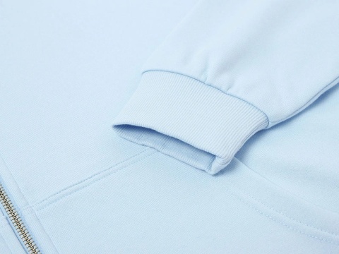 FLOWY ZIP - UP HOODIE - PURE BLUE