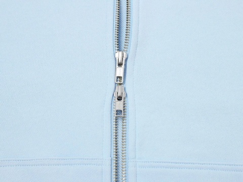 FLOWY ZIP - UP HOODIE - PURE BLUE