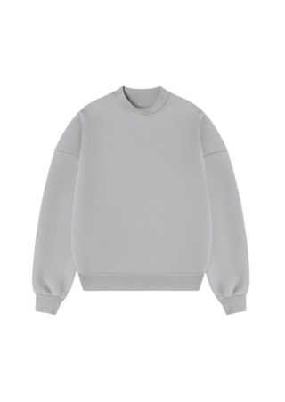 HEAVY BOXY CREWNECK - ARCTIC GRAY