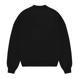 HEAVY BOXY CREWNECK - BLACK
