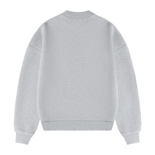 HEAVY BOXY CREWNECK - FLOWER GRAY
